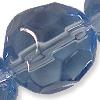 GLASS FACET 12MM LT.BLUE 1 STR