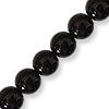 GLASS ROUND 6MM BLACK 1STRING