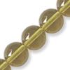 GLASS ROUND 8MM YELLOW 1 STRIN