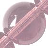 GLASS ROUND 12MM LT.PINK 1STR