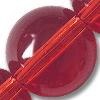 GLASS ROUND 12MM RED 1STR
