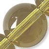 GLASS ROUND 12MM YELLOW 1 STR