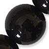 GLASS ROUND 12MM BLACK 1STR
