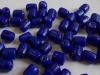 GLASS POT 6MM BLUE +-350PCS