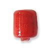 GLASS POT 6MM RED +-350PCS
