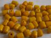 GLASS POT 6MM YELLOW +-350PCS