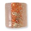 GLITTER GLASS 14X12MM ORANGE