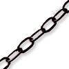 CHAIN 10MM OVAL/BLACK 5M