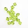 VCRYS 6MM LIGHT GREEN 25PCS
