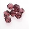 VCRYS 8MM MED PURPLE 10PCS