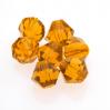 VCRYS 8MM LIGHT AMBER 10PCS
