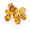 VCRYS 8MM AMBER 10PCS