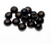 WOOD ROUND 8MM BLACK +/-1000PC