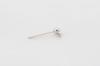 EAR STUD 3MM W/LOOP 10PC PLAT