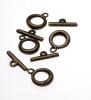 TOGGLE CLASP 19X15MM AB  4PCS