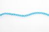 CATS EYE 6MM RND TURQ. 66PC STRING #16