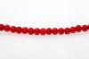 CRACKEL RND 6MM RED 130PC GLASS STRING #31