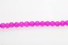 CRACKEL RND 8MM PURPLE 100PC GLASS STRING #15
