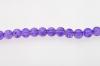 CRACKEL RND 8MM BLUE 100PC GLASS STRING #3