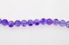 CRACKEL RND 10MM BLUE 80PC GLASS STRING #3