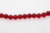 CRACKEL RND 10MM RED 80PC GLASS STRING #31