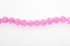 CRACKEL RND 10MM PINK 80PC GLASS STRING #40