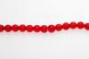 CRYSTAL ROUND 10MM RED 30PCS STRING