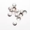 BEAD CAP 9MM SILVER 250PCS LEAD/NICKEL FREE