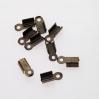 MEDIUM CRIMP 10MM BRONZ 100PC LEAD/NICKEL FREE
