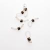 GLASSES CLIP CLR PLASTIC 20PC NICKEL SPRING