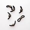 GLASSES CLIP BLK PLASTIC 20PC NICKEL SPRING