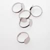RING BASE 12MM NICKEL 20PCS ADJUSTABLE BRASS