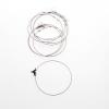 HOOP EARRING 40MM PLAT. 50PC