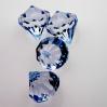 ACRYLIC PEND 36X32MM TUR 10P DIAMOND SHAPE #610