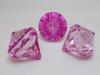 ACRYLIC PEND 36X22MM PUR 10P TEARDROP SHAPE #661