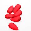 ACRYLIC PEND 48X27MM RED 10P TEAR DROP FLAT