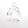 ACRYLIC PEND 60X26MM CL 10P TEAR DROP 601