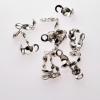 BEAD END LOOP 5X8MM 300PC SILV