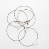 HOOP EARRING 30MM PLAT. 50PC