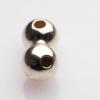 SS 8MM ROUND BEAD 2PCS