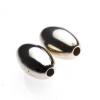 SS 7MM OVAL PLAIN BEAD 2PCS