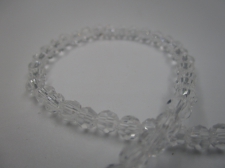 Crystal Round 4mm Clear +/-100pcs
