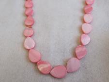 Czech Shell Beads Drop 3x13x17mm +/-22pcs Lt Pink