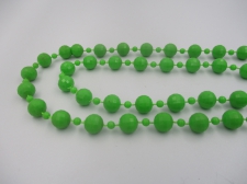 Mardi Gras Beads 9mm Green +/-140cm