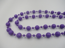Mardi Gras Beads 9mm Purple +/-140cm