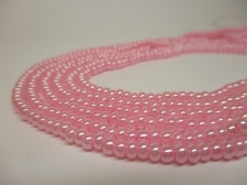 Czech Seed Beads 8/0 Pearl Pink 3str x +/-20cm