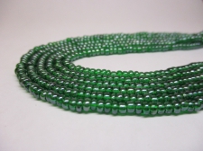 Czech Seed Beads 8/0 Luster Green 3str x +/-20cm