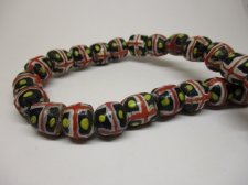 Ghana Trade African Beads +/-60cm 12x12mm