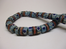 Ghana Trade African Beads +/-60cm 12x9mm
