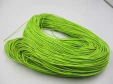 Wax cord 1mm +/-70m Lime Green Cod;A45